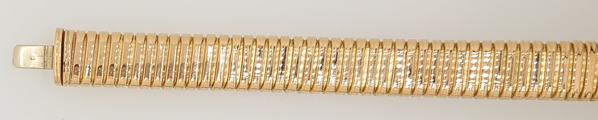 Bracelet Roségold 750 Handarbeit 12.0mm 19cm