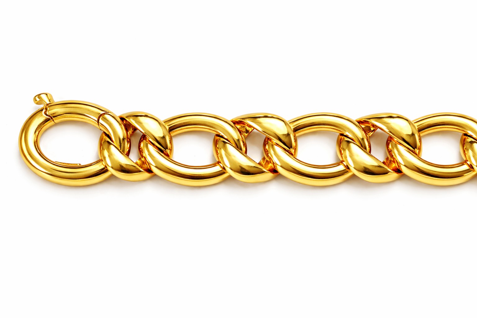 Collier Figaro 1+1 Gelbgold 750 Handarbeit 45cm