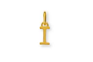 Buchstaben Gelbgold 750, ca.7x3mm I