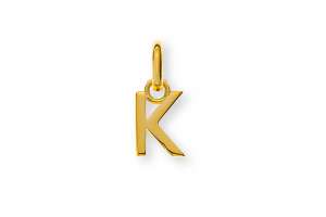 Buchstaben Gelbgold 750, ca.7x5mm K