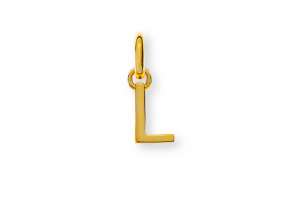 Buchstaben Gelbgold 750, ca.7x4mm L