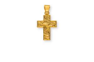 Kreuz Gelbgold 750 H: 12mm B: 10mm