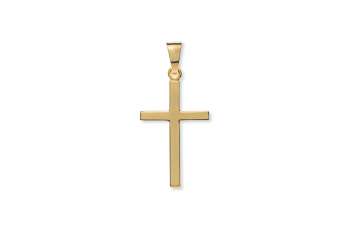 Balkenkreuz Gelbgold 375 poliert