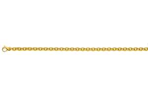 Rundanker Gelbgold 750 ca. 3.9mm 19 cm