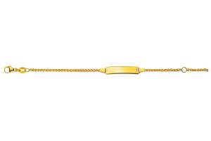 Bébé Bracelet Zopf Gelbgold 375