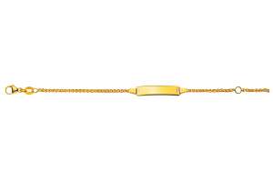 Bébé Bracelet Zopf Gelbgold 375