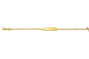 Bébé Bracelet Rundanker Gelbgold 375 14cm
