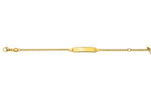 Bébé Bracelet Rundanker Gelbgold 750 16cm