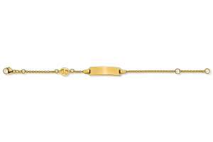 Bébé Bracelet Rundanker Gelbgold 750 14cm