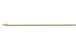 Bracelet Gelbgold 750 mit 80 Brillanten  H SI 2.40ct. 18cm