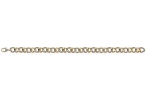 Armband Panzer  Gelbgold 750 19cm mit 282 Brillanten H SI 1.09ct.