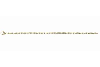 Bracelet Gelbgold 750 18cm, mit 46 Brillanten  H SI 1.25ct. und