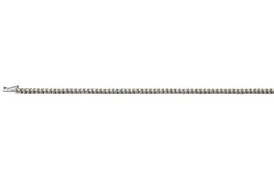 Bracelet Weissgold 750 mit 76 Brillanten  H SI 2.22ct. 18cm