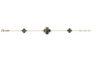 Bracelet Gelbgold 750, 19cm (17+18cm)