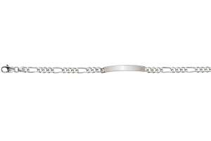 Figaro ID-Bracelet Weissgold 750 ca. 4,0mm 19cm