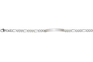 Figaro ID-Bracelet Weissgold 750 ca. 4,0mm