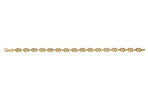 Armband Schiffanker Gelbgold 750 poliert, 6mm, 19cm