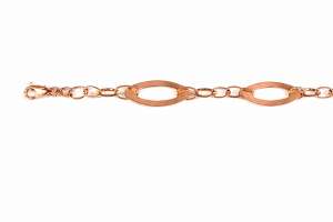 Collier Rotgold 750 halbmassiv