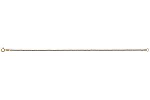 Kugelarmband geschliffen, Bicolor (Gelb-/Weissgold) 750,  19cm