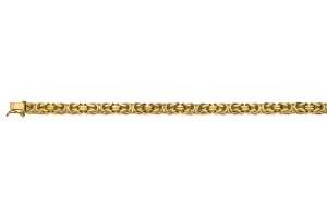 Bracelet Königskette klassisch Gelbgold 750 ca. 5.0mm 19cm