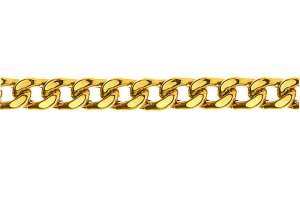 Collier Panzer diamantiert Gelbgold 750 halbmassiv