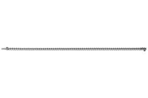 Bracelet Rohling Weissgold 750 für 76 Brillanten 0.07ct. 18cm