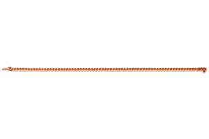 Bracelet Rohling Rotgold 750 für 76 Brillanten 0.07ct. 18cm