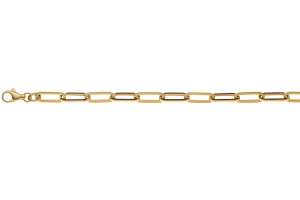 Collier Anker oval Gelbgold 375 45cm