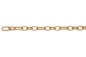 Collier Anker Gelbgold 750 Handarbeit 46cm, poliert,