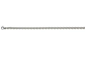 Forçat ronde or gris 750 env. 3.9mm 19cm