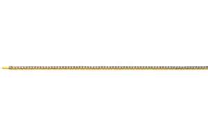 Collier Tennis or jaune 750  avec 162 brillants H SI 9.72ct. 42cm