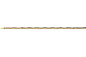 Collier Tennis Gelbgold 750 mit 162 Brillanten  H SI 9,72ct. 42cm