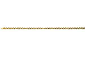 Bracelet Tennis Gelbgold 750 mit 45 Brillanten  H SI 1.52ct. 18cm