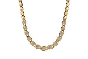 Collier Gelbgold 750 ovale Form, 45cm