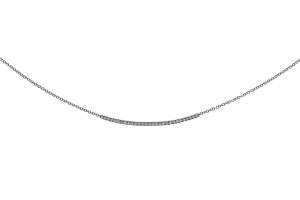 Collier or gris 750 19 mm avec