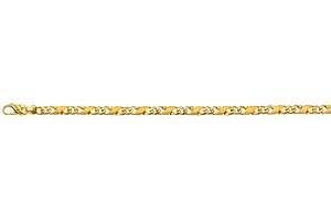 Carrera Bracelet satiniert/poliert Gelbgold 750 ca. 5.0mm 19cm