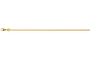 Queue de renard diamantée or jaune 750 env. 1.2mm 38cm