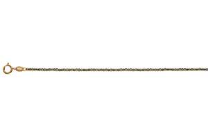 Kugelcollier geschliffen, Bicolor (Gelb-/Weissgold) 750,  45cm