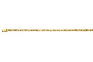 Collier Königskette klassisch Gelbgold 750 ca. 2.5 mm 60cm