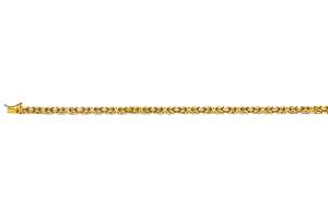 Bracelet Königskette klassisch Gelbgold 750 ca. 3.5mm 22cm
