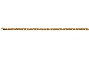 Königskette Gelbgold 750, 3mm breit, 45cm