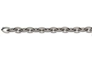 Bracelet Navette or gris 750  fabriqué à la main 21.5cm