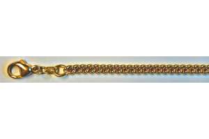 Rundpanzer Gelbgold 750 ca. 3.5mm 19cm