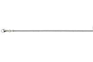 Schlange rund Weissgold 750 ca. 2.4mm