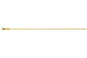 Venezianer 8-fach diamantiert Gelbgold 750 ca. 1.1mm 40cm