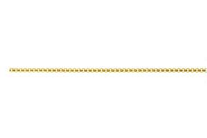 Venezianer rund diamantiert Gelbgold 750 ca. 1.4mm 38 cm