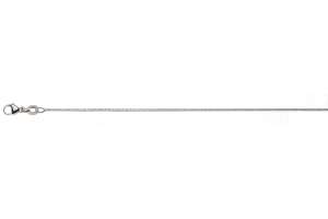 Venezianer diamantiert Weissgold 585 ca. 0.9mm
