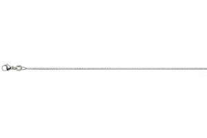 Venezianer diamantiert Weissgold 750 ca. 1.0mm 40cm