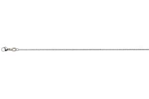 Venezianer diamantiert Weissgold 375 ca. 1.1mm