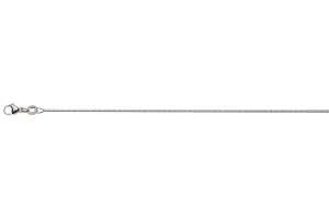 Venezianer 8-fach diamantiert Weissgold 750 ca. 1.1mm 40cm